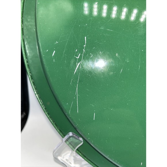 Vintage Potpourri Press Metal Tray Summer Fruits 1991 Green Red Peach 13.5” - Picture 12 of 12